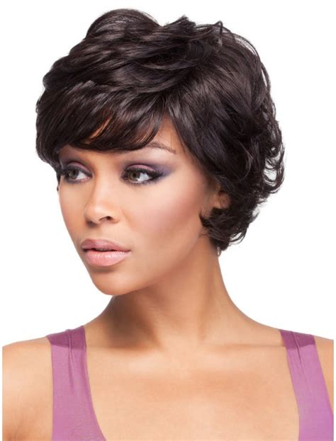 ladies short human hair wigs